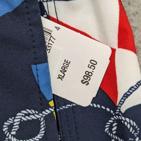 NEW $99 Brooks Brothers Swim Trunks (Shorts)! S M L XXL Navy With Nautical Flags - Picture 8 of 8